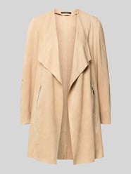 Longblazer in lockerer Passform mit Reißverschlusstaschen von Betty Barclay Beige - 19