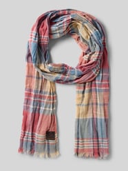 Sjaal met franjes en labeldetail van camel active - 25