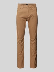 Slim Fit Chino mit Strukturmuster Modell 'DELAWARE' von BOSS Braun - 13