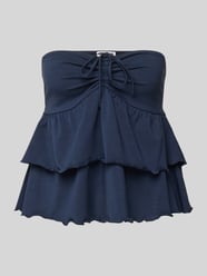 Bandeau-Top im Stufen-Look mit Schnürung von REVIEW - 9