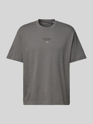 Relaxed Fit T-shirt mit Rundhalsausschnitt Modell 'EURBAN' von Jack & Jones Grau - 7