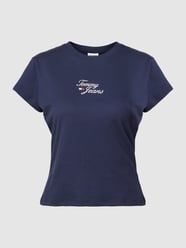 T-Shirt mit Logo-Print von Tommy Jeans Blau - 17
