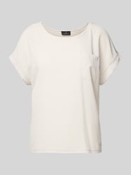 T-Shirt mit Brusttasche von monari Beige - 42