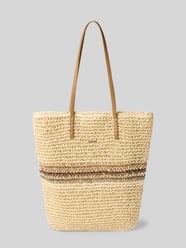 Torba shopper z detal z logo model 'Lazey' od Barts - 19
