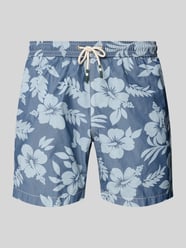 Regular Fit Badehose mit Gesäßtasche von Hartford - 1