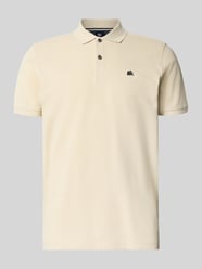 Poloshirt met labelstitching van Lerros Beige - 24
