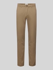 Chinosy o kroju slim fit z dodatkiem streczu od JACK & JONES - 7