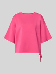 t-shirt o kroju oversized fit z elastycznej mieszanki materiałów od Christian Berg Woman - 47