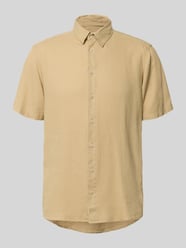 Koszula lniana o kroju slim fit z dodatkiem wiskozy model 'Bobby' od Blend - 20