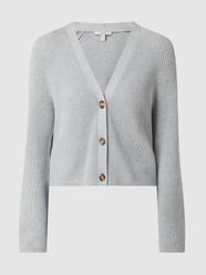 Cardigan aus Bio-Baumwolle  von Esprit Grau / Schwarz - 45