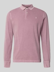 Regular fit poloshirt van puur katoen van Marc O'Polo Fuchsia - 8