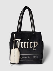 Shopper mit Label-Stitching Modell 'IRIS' von Juicy Couture Schwarz - 13