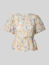 Blouseshirt met pofmouwen, model 'LEANNA' van YAS - 3