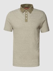 Poloshirt mit Streifenmuster von MOS MOSH Grün - 38