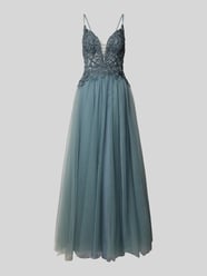 Abendkleid mit Häkelspitze von Mascara - 12