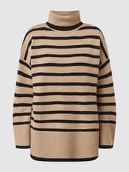 Oversized Rollkragenpullover mit Woll-Anteil  von Soyaconcept Beige - 45