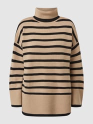 Oversized Rollkragenpullover mit Woll-Anteil  von Soyaconcept Beige - 12