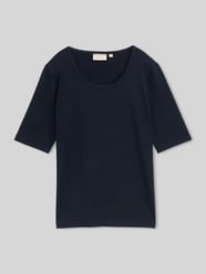 t-shirt o kroju regular fit z mieszanka bawełny od Tom Tailor - 2