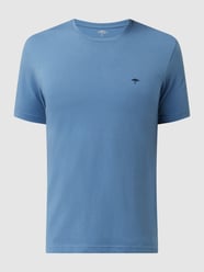 T-Shirt aus Bio-Baumwolle  von Fynch-Hatton Blau - 38