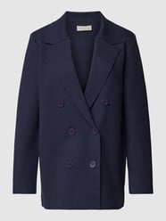 Blazer mit Reverskragen Modell 'DOUBLE BUTTONED BLAZER' von Milano Italy Blau - 43