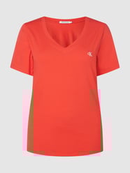 PLUS SIZE T-shirt met stretch  van Calvin Klein Jeans Plus Rood - 48