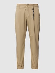 Stoffhose mit Label-Detail Modell 'Louis' von Strellson Beige - 12