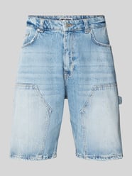 Korte jeans in used-look van REVIEW - 38