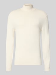 Slim Fit Rollkragenpullover aus Viskose-Mix von MCNEAL - 40