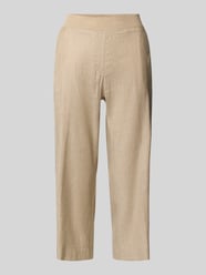 Hose in verkürzter Passform mit elastischem Bund von Raphaela By Brax Beige - 31