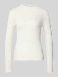 Shirt met lange mouwen en opstaande kraag, model 'Sivi' van OPUS - 48