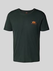 T-Shirt mit Label-Print und Rundhalsausschnitt von Alpha Industries - 14