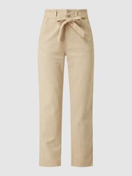 Paperbagbroek met hennep  van Esprit Wit - 29