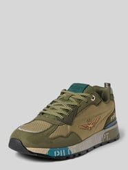 Sneaker mit Logo-Stitching Modell 'Napoli' von Aeronautica Militare - 26