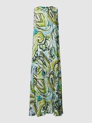 Maxikleid mit Paisley-Muster von Emily Van den Bergh Grün - 5