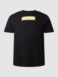 PLUS SIZE T-shirt met ronde hals, model 'CONAVIGATOR' van Jack & Jones Plus Grijs / zwart - 9