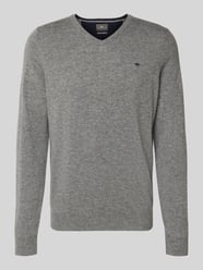 Regular Fit Pullover mit Kaschmir-Anteil Modell 'Merino' von Fynch-Hatton - 35