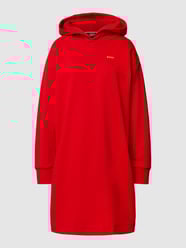 Sweatkleid mit Label-Print Modell 'Ezas' von BOSS Orange Rot - 18