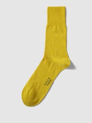 Sokken met scheerwol, model 'ClimaWool' van Falke Geel - 14