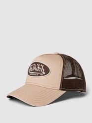 Czapka z daszkiem i detalem z logo od Von Dutch Beżowy - 5