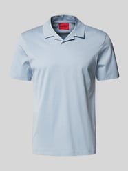 Poloshirt mit V-Ausschnitt Modell 'Dimerspolo' von HUGO - 24