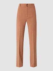 Stoffen broek met licht uitlopende pijpen, model 'Katrice' van InWear Bruin - 10