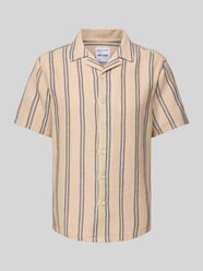 Regular Fit Freizeithemd mit Reverskragen Modell 'TREV' von Only & Sons Beige - 30
