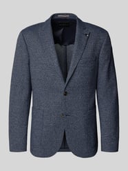 Marynarka na 2 guziki o kroju slim fit ze strukturalnym wzorem od bugatti - 1