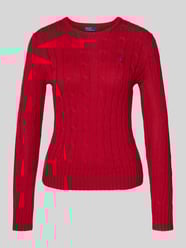Gebreide pullover met labelstitching, model 'JULIANNA' van Polo Ralph Lauren - 27