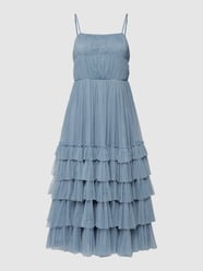 Cocktailkleid im Stufen-Look von LACE & BEADS Blau - 25