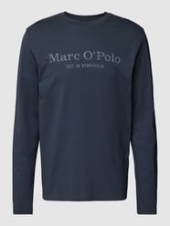 Shirt met lange mouwen en labelprint van Marc O'Polo - 7