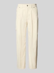 Tapered fit broek met structuurmotief, model 'QUALIFY' van Drykorn - 20