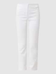 Slim fit stretchbroek met stretch, model 'Loli' van STEHMANN Wit - 39
