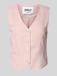 Regular Fit Weste mit Cinch-Bändern Modell 'CARO' von Only Pink - 33