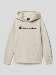 Hoodie met labelstitching van CHAMPION Wit - 9